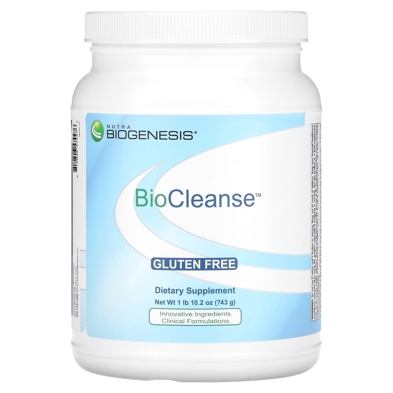 Nutra BioGenesis, BioCleanse Powder, 1.63 Lbs UPC 812806574476 | HiLife Vitamins